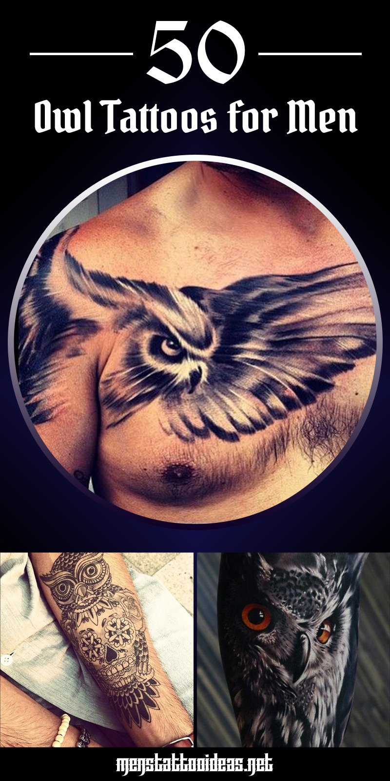 cool owl tattoo ideas