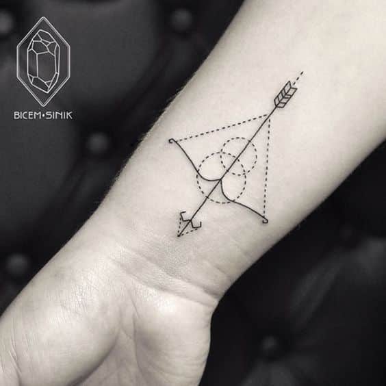 sagittarius wrist tattoos