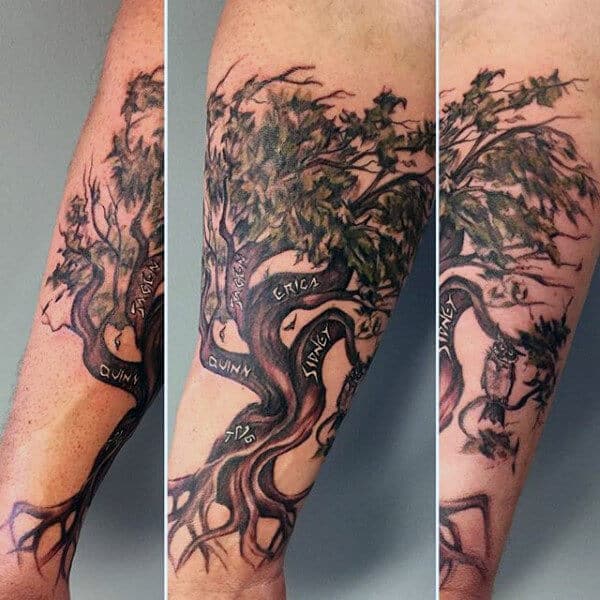 walnut tree tattoo