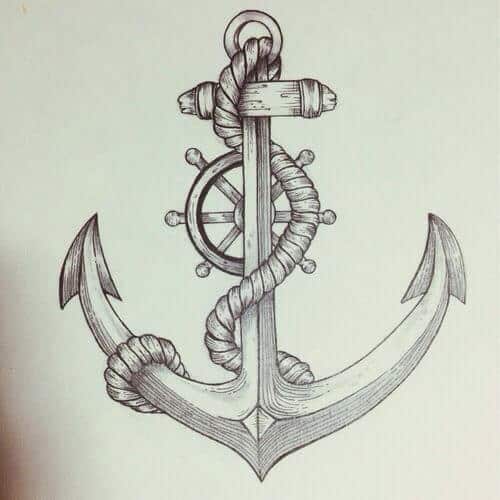 easy tattoo drawings in pencil